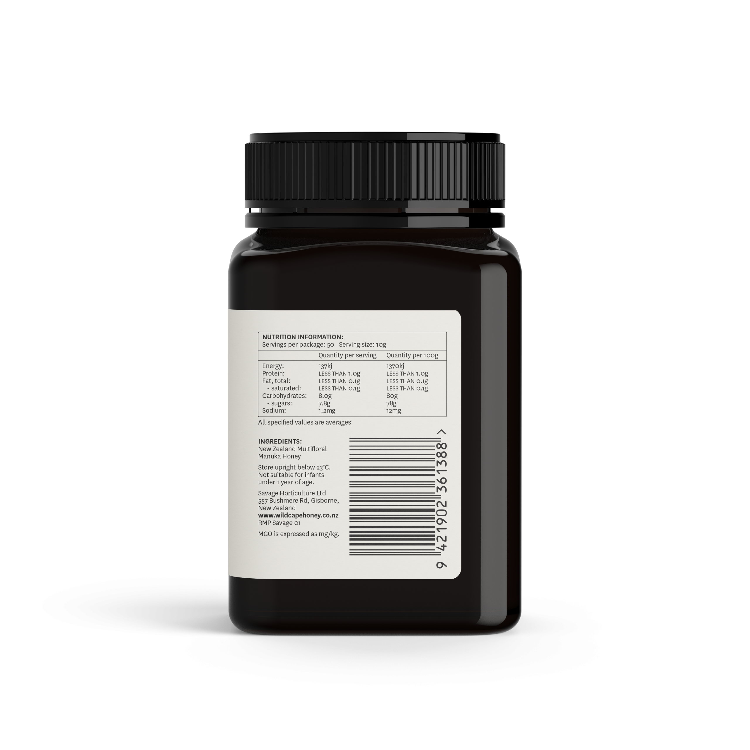 MGO 115+ Multifloral <br> Manuka Honey
